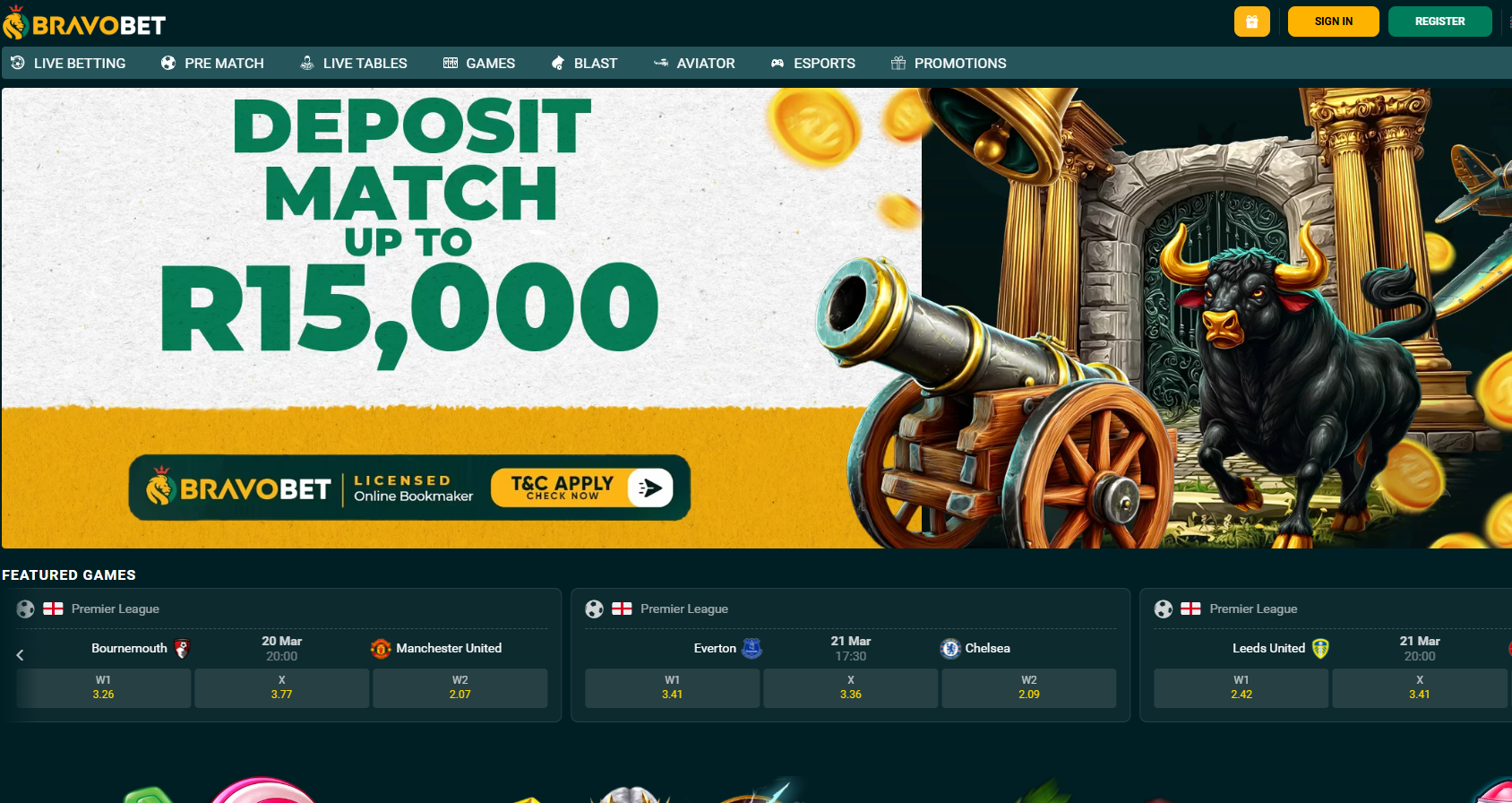 BravoBet Casino Bonus